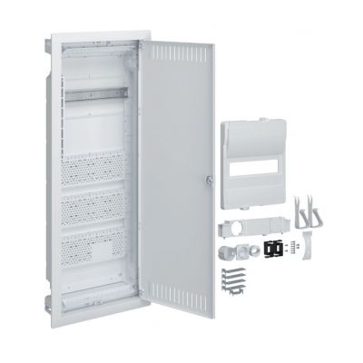 volta hybrid Rozdzielnica hybrydowa podtynkowa 1x12 z płytą montażową VU601PLH HAGER (VU601PLH)